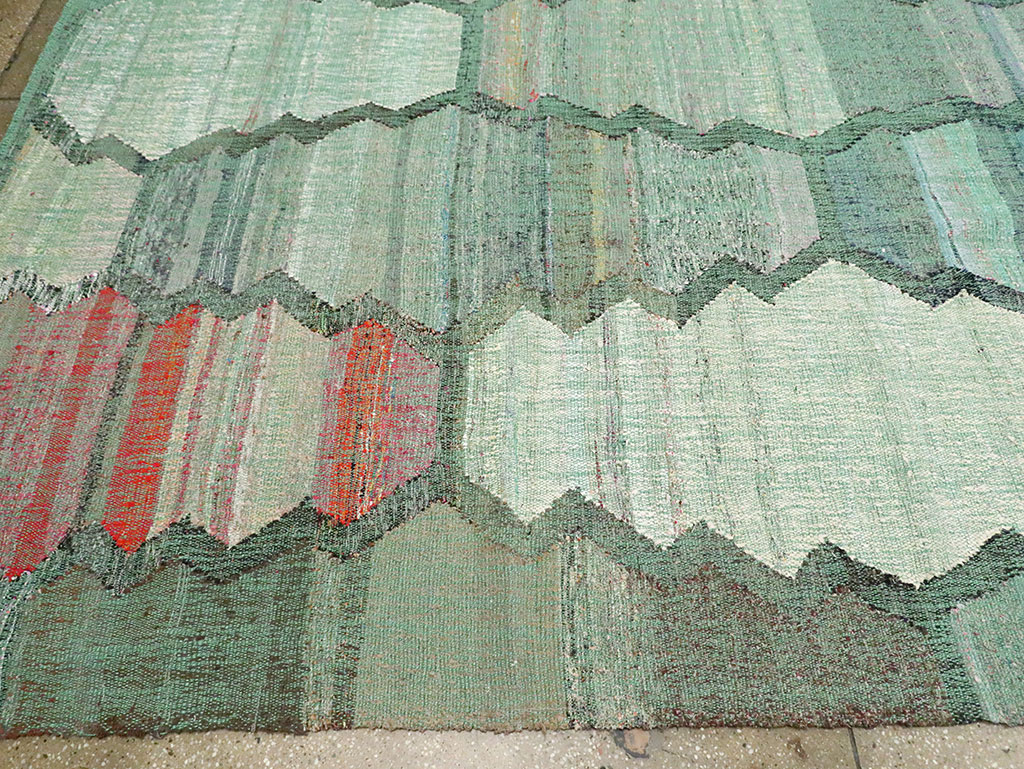Contemporary Turkish Flatweave, No.30100 - Staging