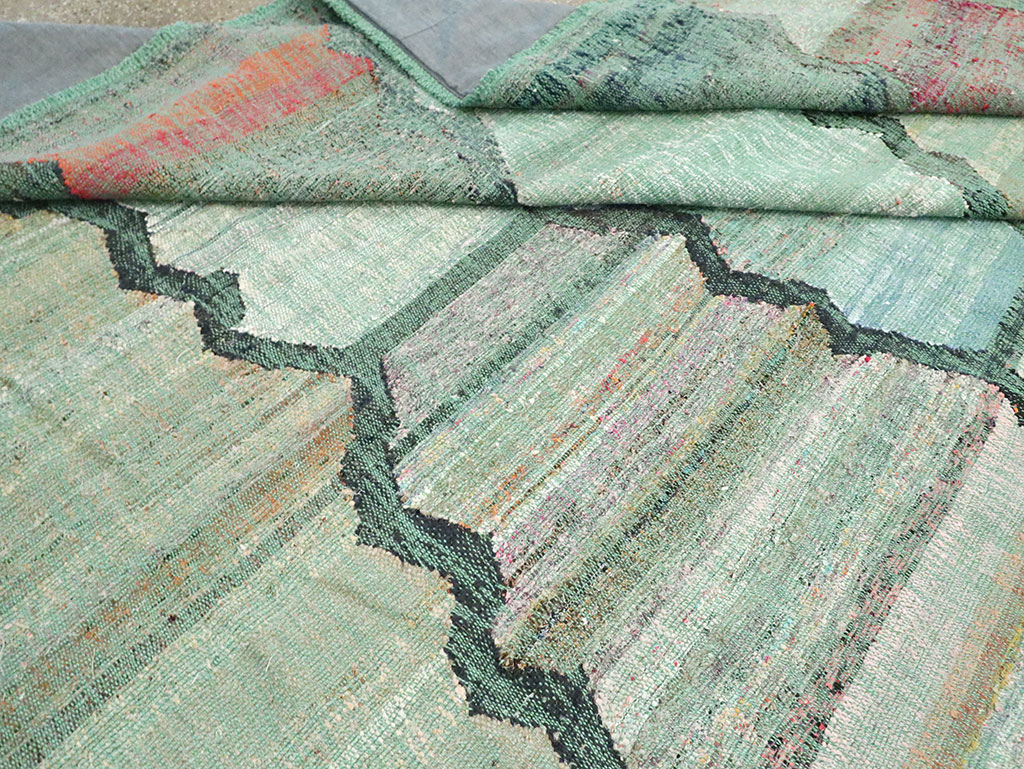 Contemporary Turkish Flatweave, No.30100 - Staging