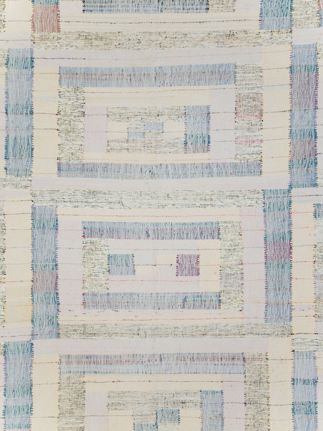 Contemporary Turkish Flatweave Kilim Large Room Size Carpet, No.30102 - Staging