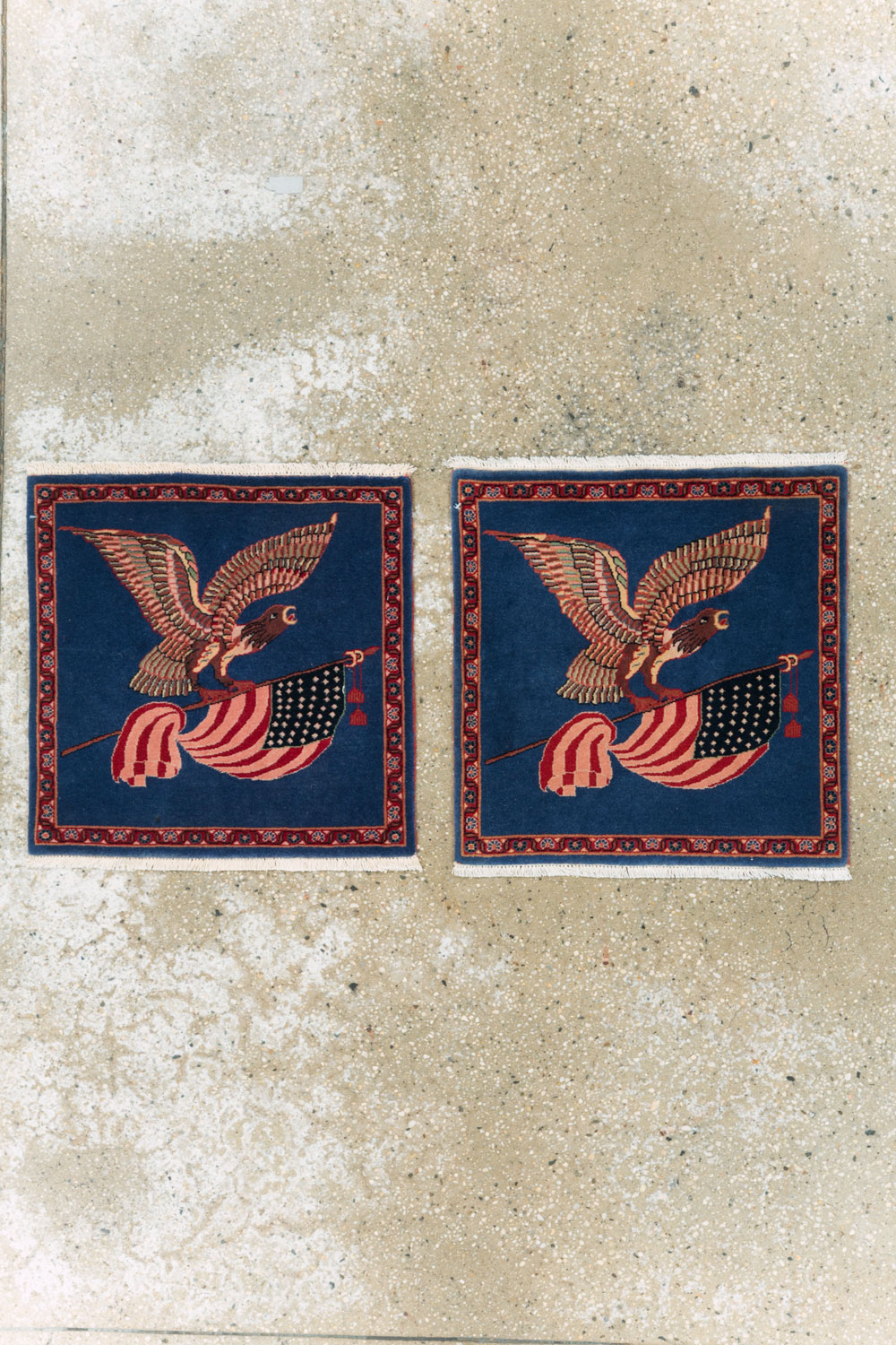 Modern Persian Kashan Pictorial Rug (Pair: 2 of 2), No.30103 - Staging