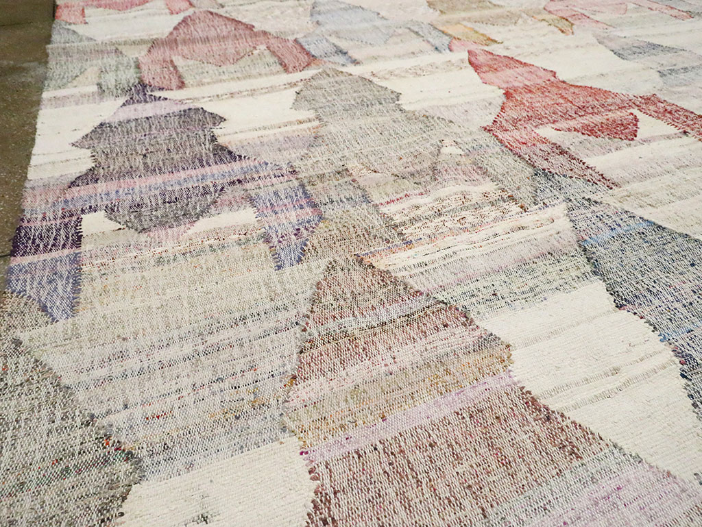 Modern Turkish Flatweave, No.30114 - Staging