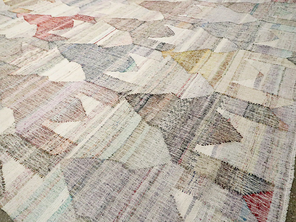 Modern Turkish Flatweave, No.30114 - Staging