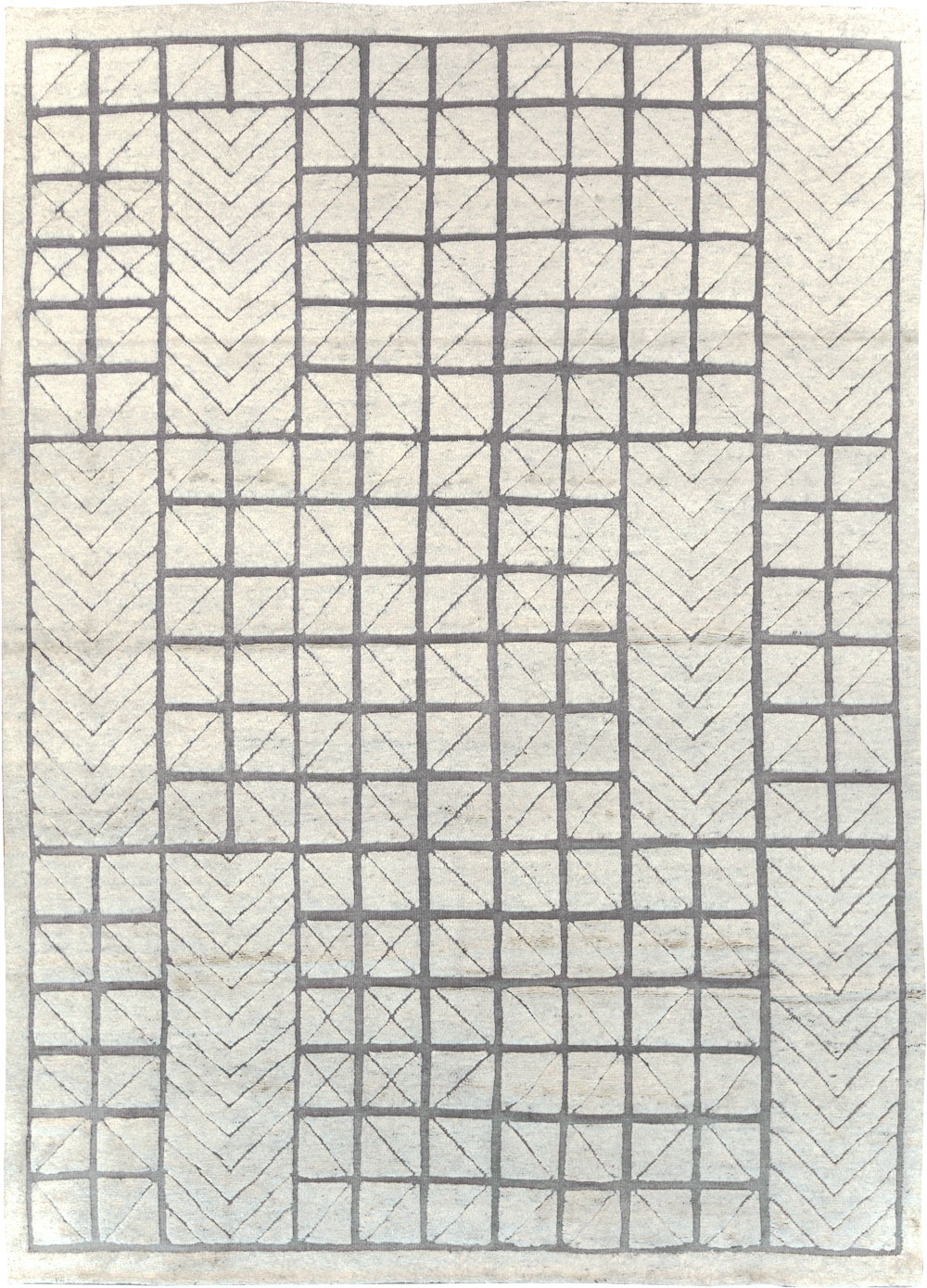 Contemporary Turkish Room Size Carpet, No.30128 - Staging