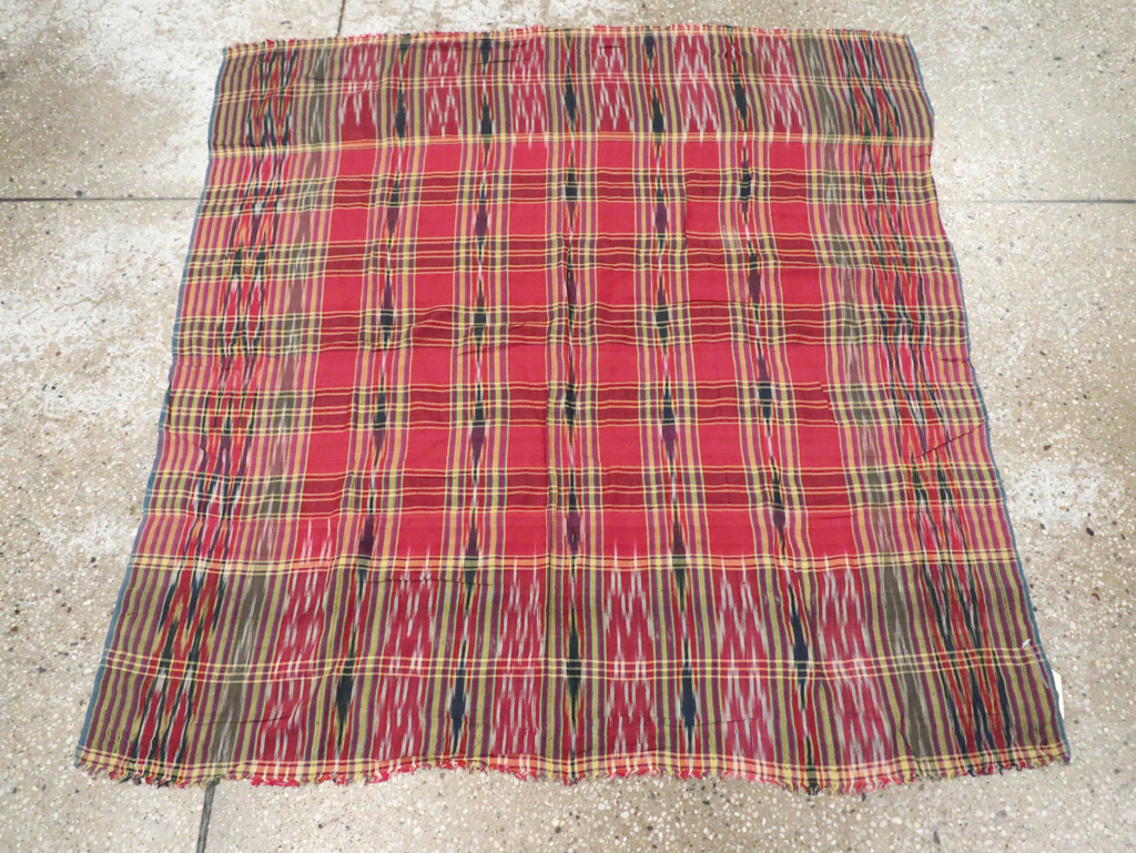 Vintage Persian Textile Fabric, No.30137 - Staging