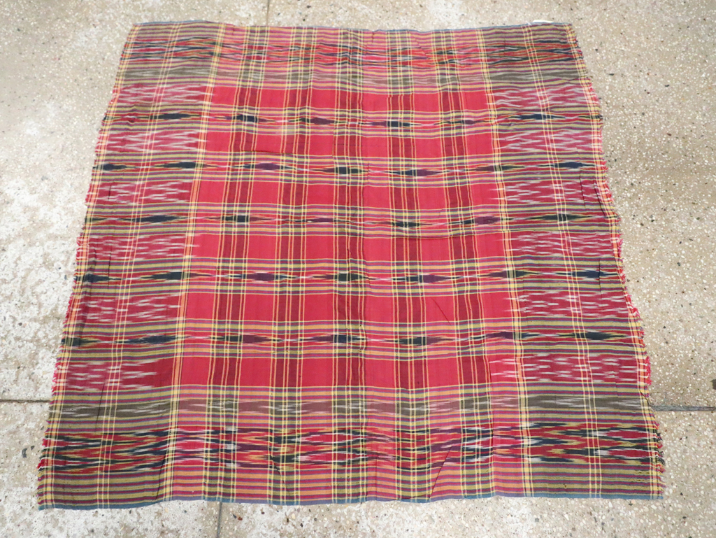 Vintage Persian Textile Fabric, No.30137 - Staging