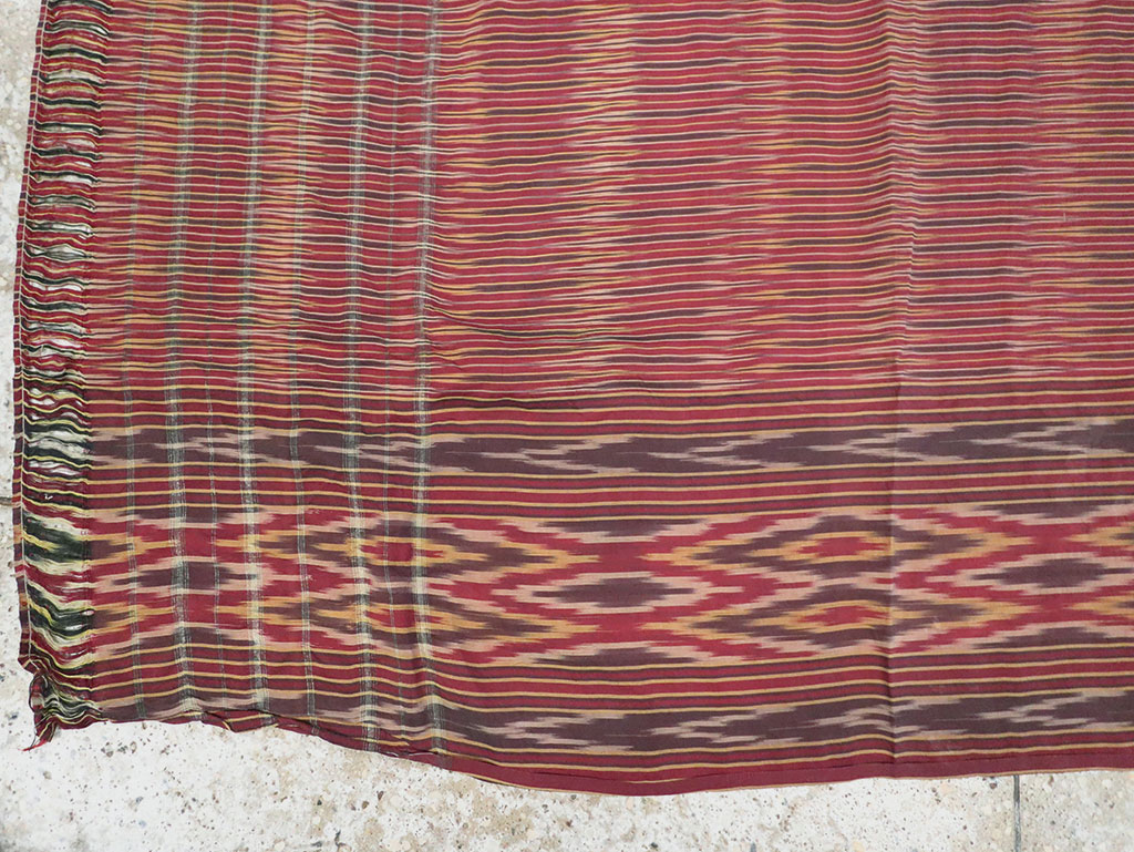 Antique Persian Ikat Textile, No.30139 - Staging