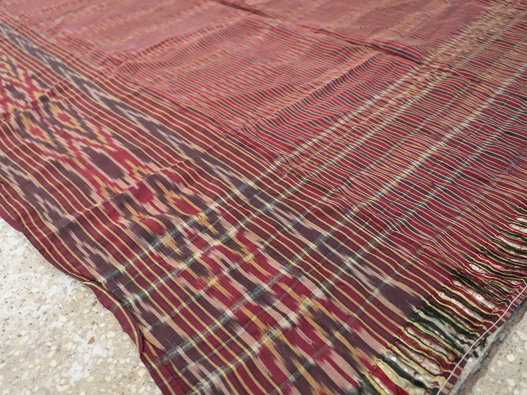 Antique Persian Ikat Textile, No.30139 - Staging