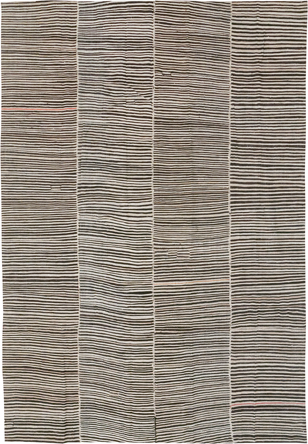 Vintage Persian Flatweave Kilim Accent Carpet, No.30162 - Staging