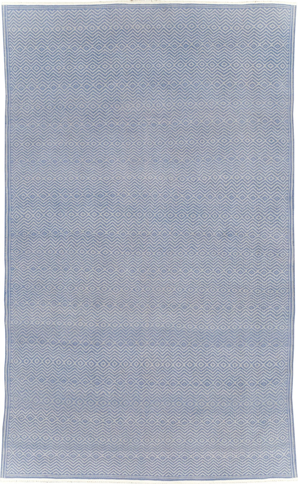 Vintage Persian Flatweave Kilim Accent Rug, No.30169 - Staging