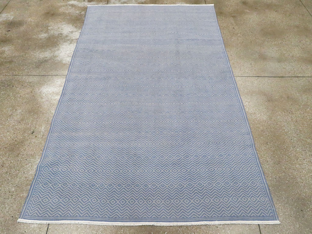 Vintage Persian Flatweave Kilim Accent Rug, No.30169 - Staging