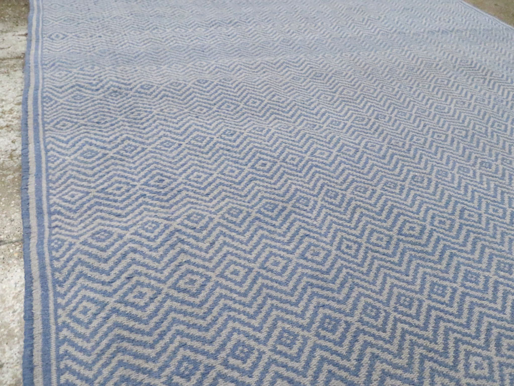 Vintage Persian Flatweave Kilim Accent Rug, No.30169 - Staging