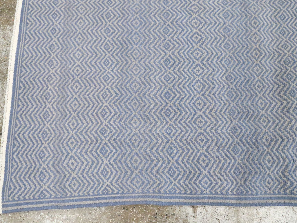 Vintage Persian Flatweave Kilim Accent Rug, No.30169 - Staging