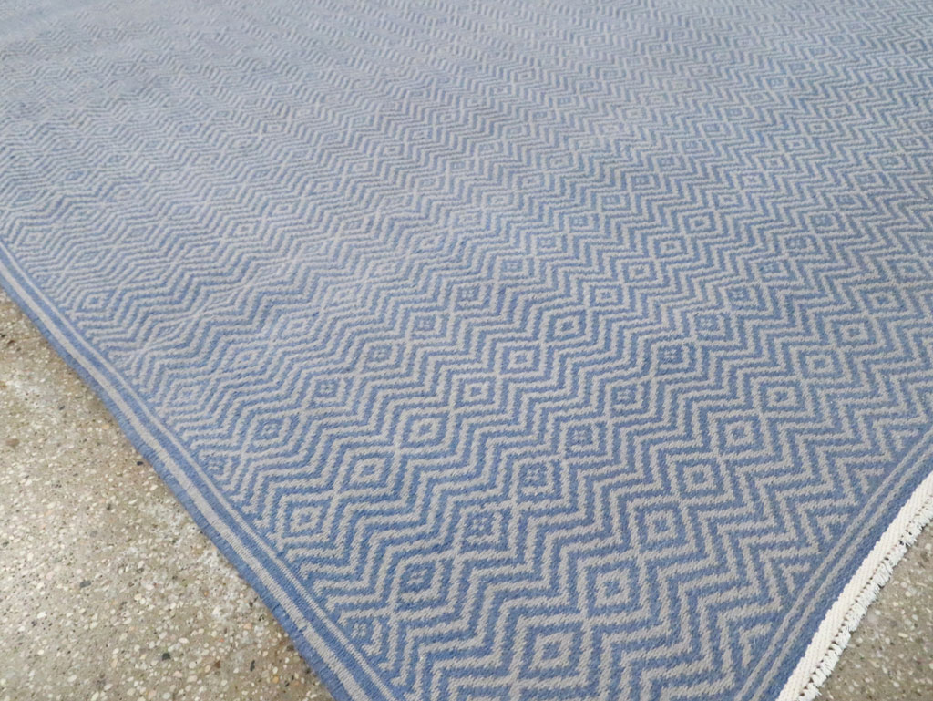 Vintage Persian Flatweave Kilim Accent Rug, No.30169 - Staging