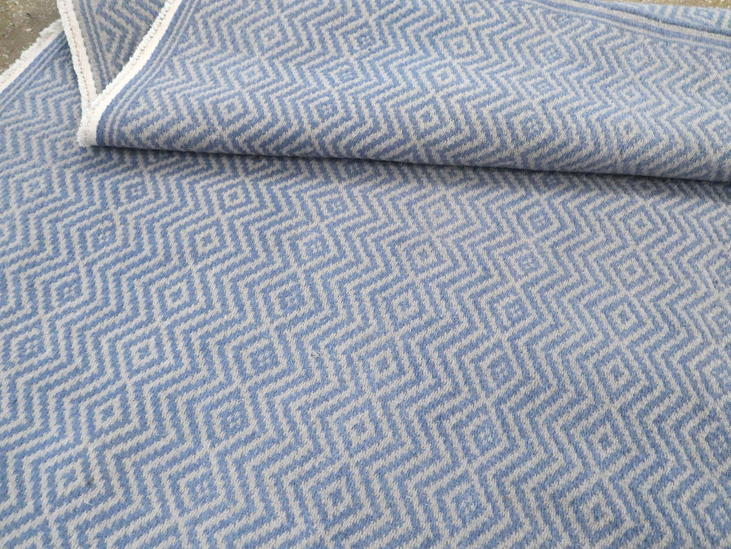 Vintage Persian Flatweave Kilim Accent Rug, No.30169 - Staging