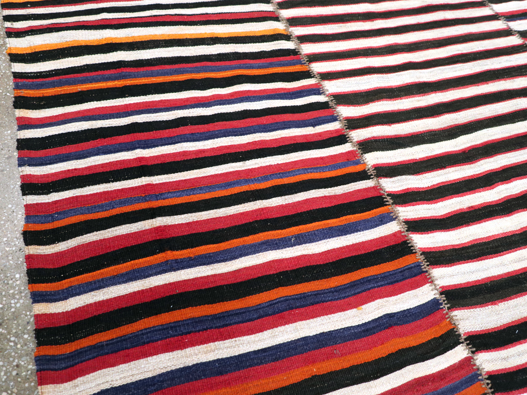 Vintage Persian Flatweave, No.30175 - Staging