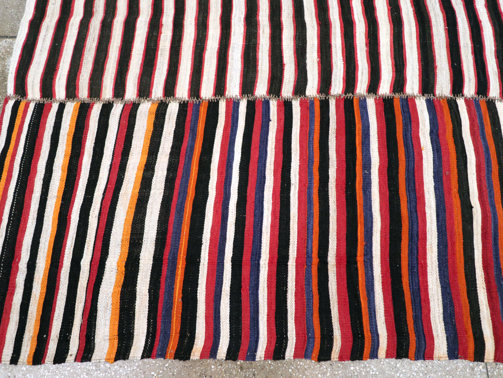 Vintage Persian Flatweave, No.30175 - Staging