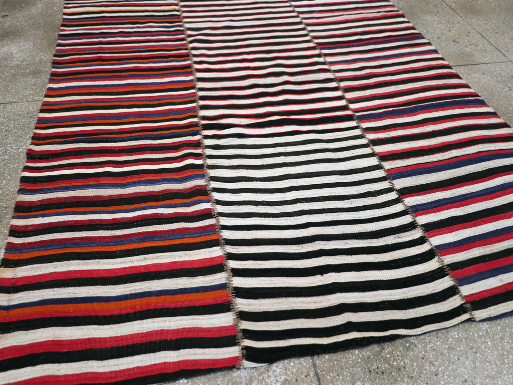 Vintage Persian Flatweave, No.30175 - Staging