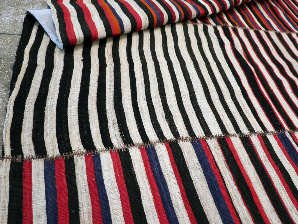 Vintage Persian Flatweave, No.30175 - Staging