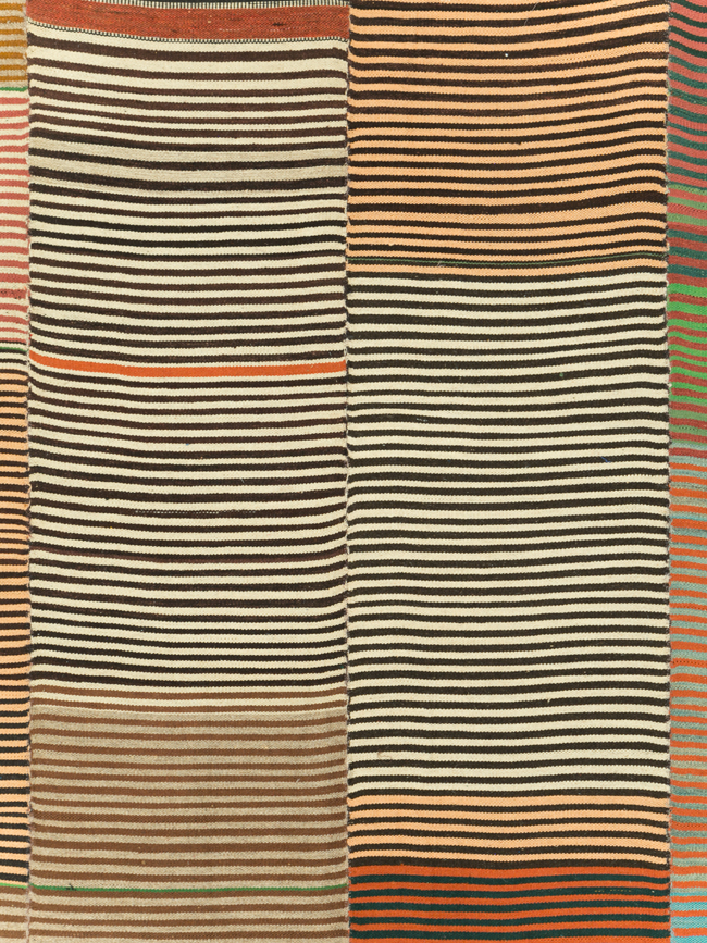 Vintage Persian Mazandaran Kilim Gallery Carpet, No.30177 - Staging