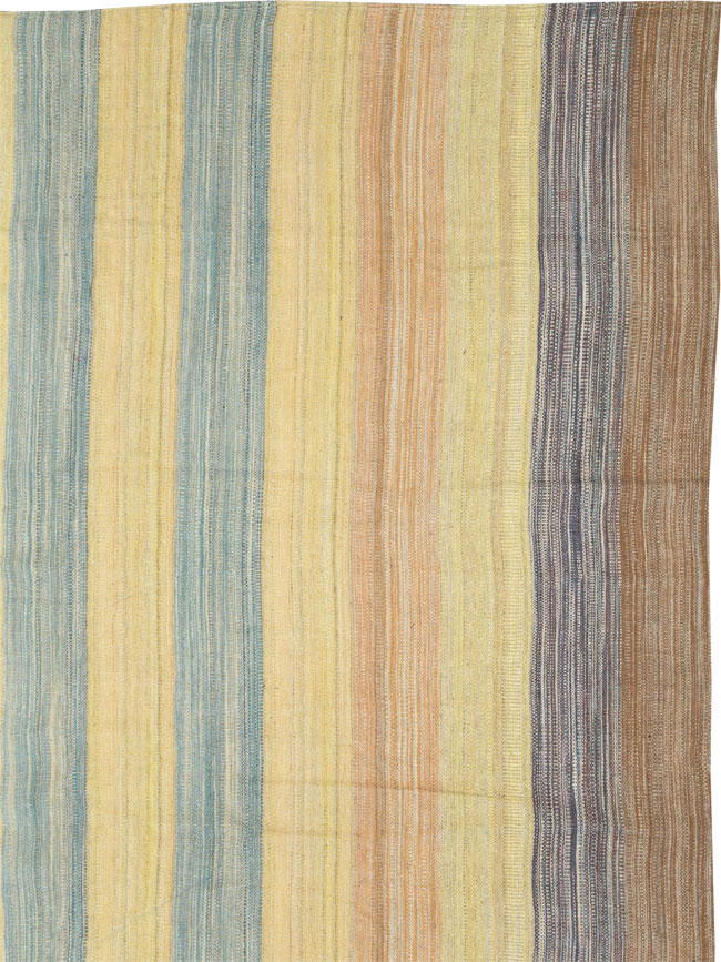 Modern Turkish Oversize Flatweave, No.30182 - Staging