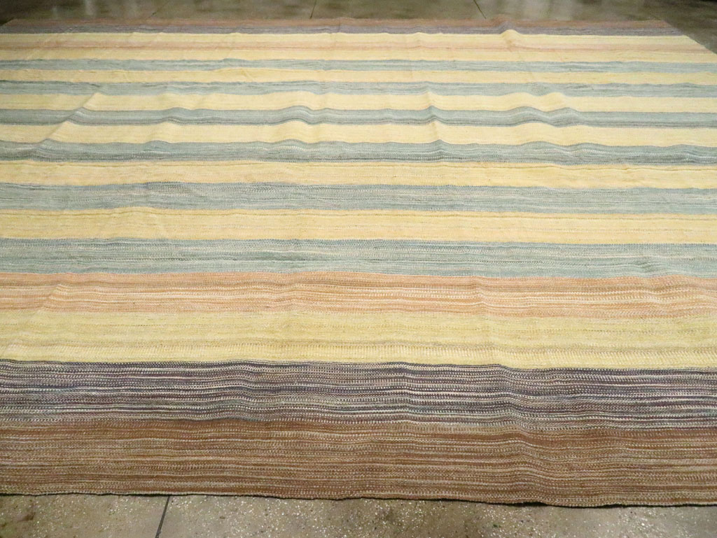 Modern Turkish Oversize Flatweave, No.30182 - Staging