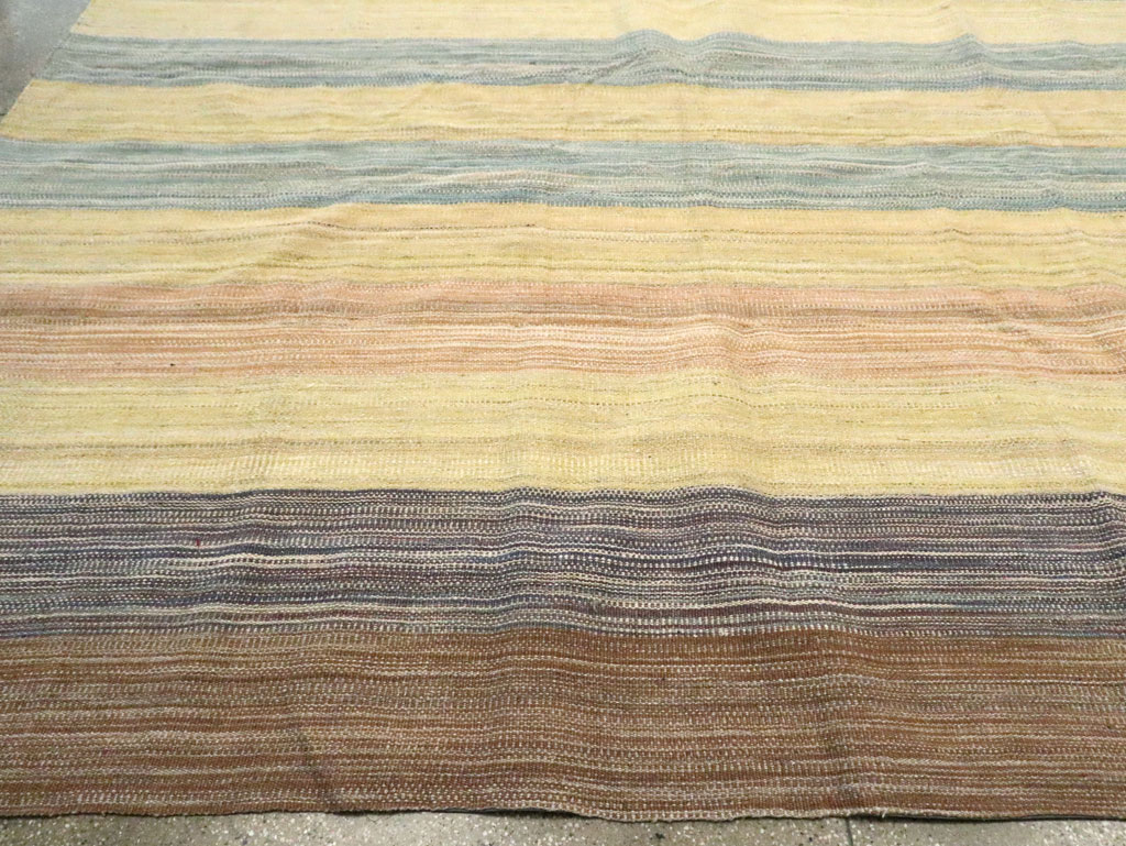 Modern Turkish Oversize Flatweave, No.30182 - Staging