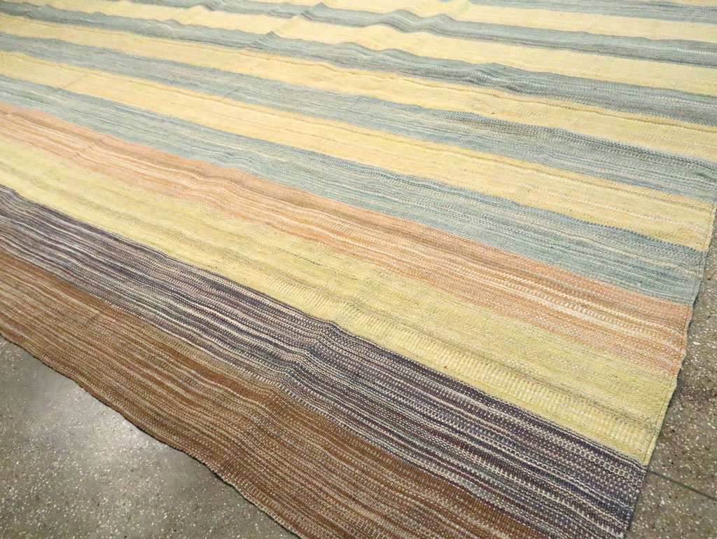 Modern Turkish Oversize Flatweave, No.30182 - Staging