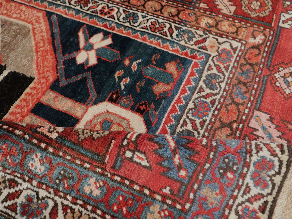 Antique Persian Bakshaish Rug, No.30189 - Staging