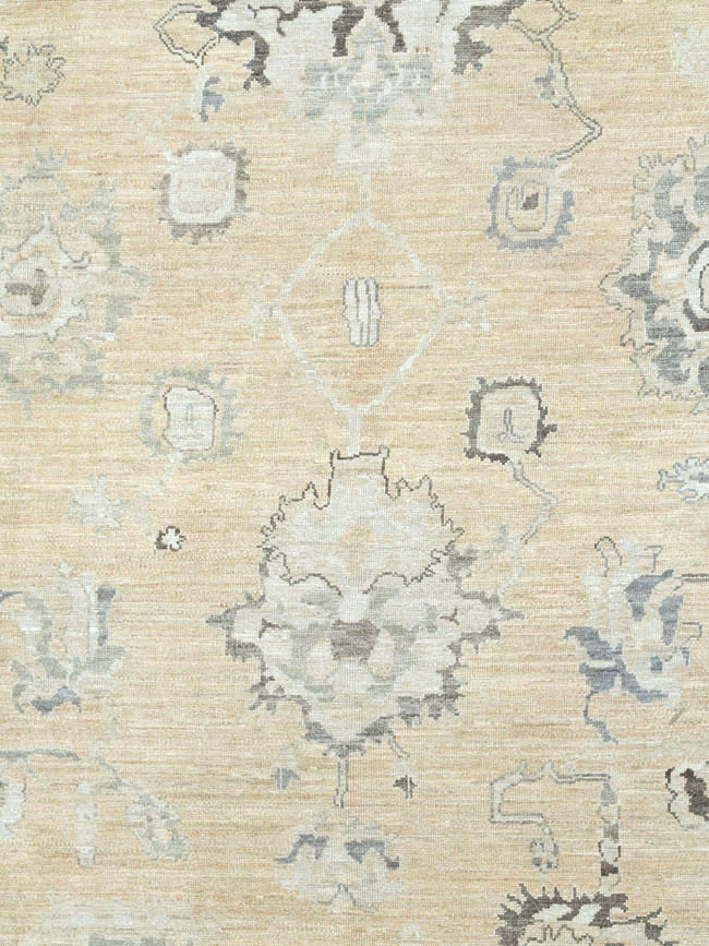 Contemporary Turkish Oushak Oversize Carpet, No.30201 - Staging