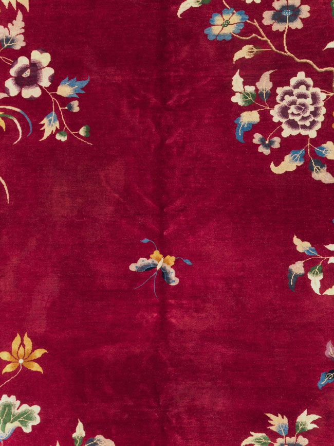 Vintage Chinese Deco Carpet, No.30206 - Staging