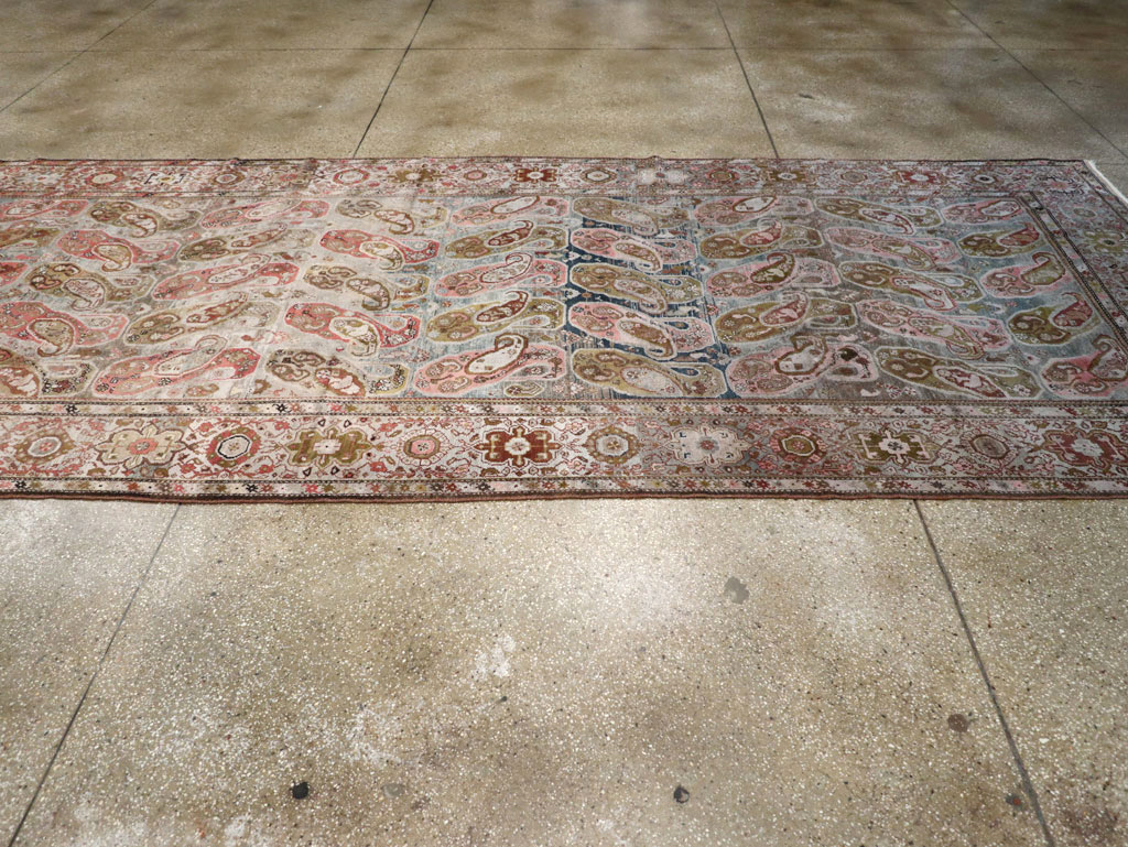 Antique Persian Malayer Gallery Carpet, No.30208 - Staging