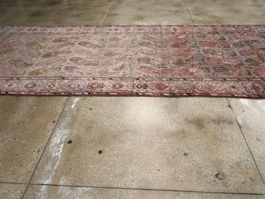 Antique Persian Malayer Gallery Carpet, No.30208 - Staging
