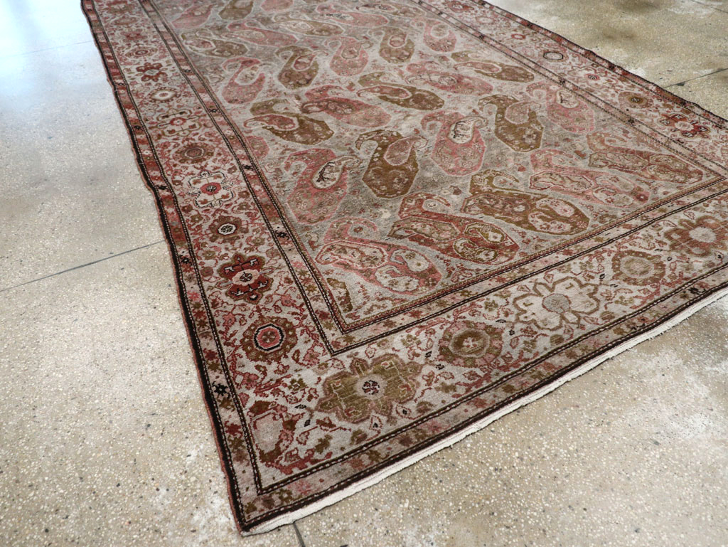 Antique Persian Malayer Gallery Carpet, No.30208 - Staging