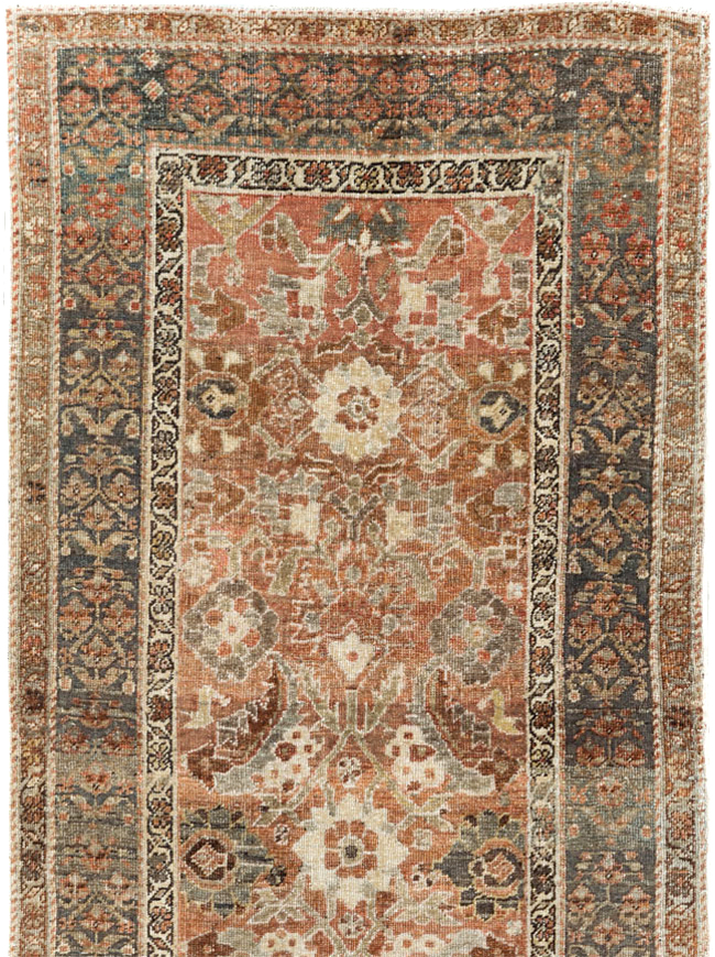 Antique Persian Bidjar Long Runner (Pair: 1 of 2), No.30213 - Staging