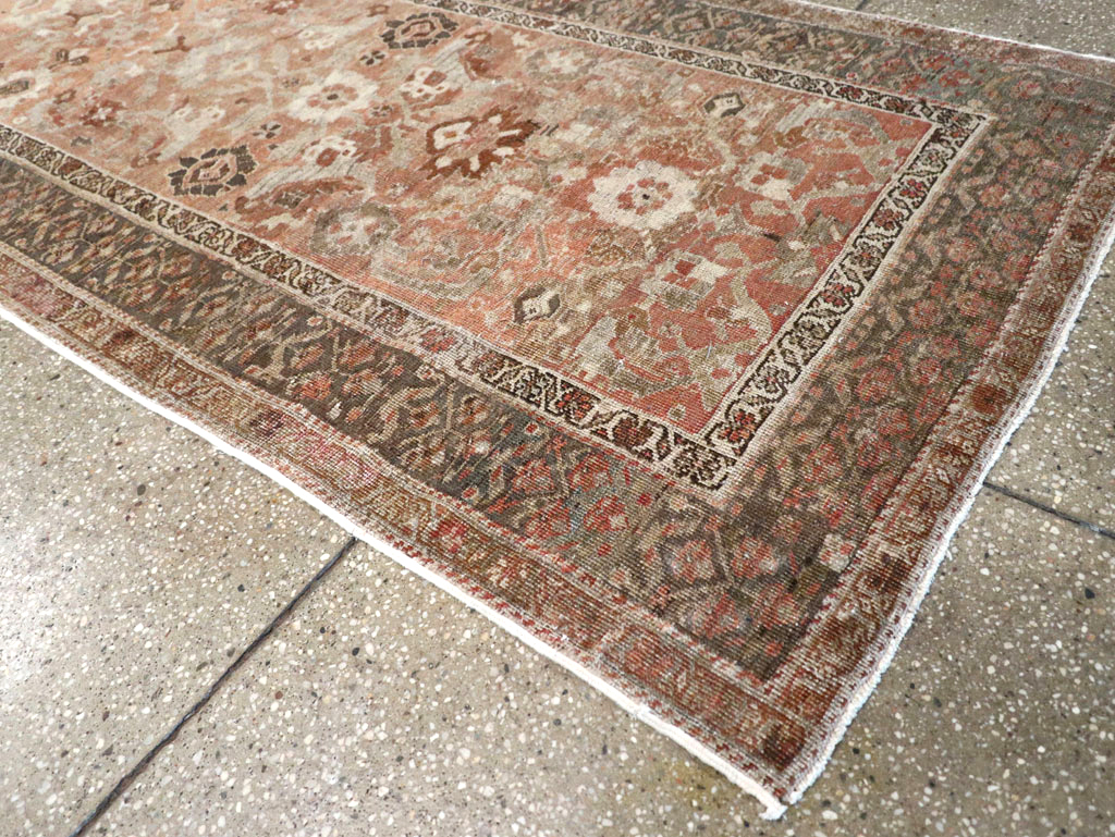 Antique Persian Bidjar Long Runner (Pair: 2 of 2), No.30214 - Staging