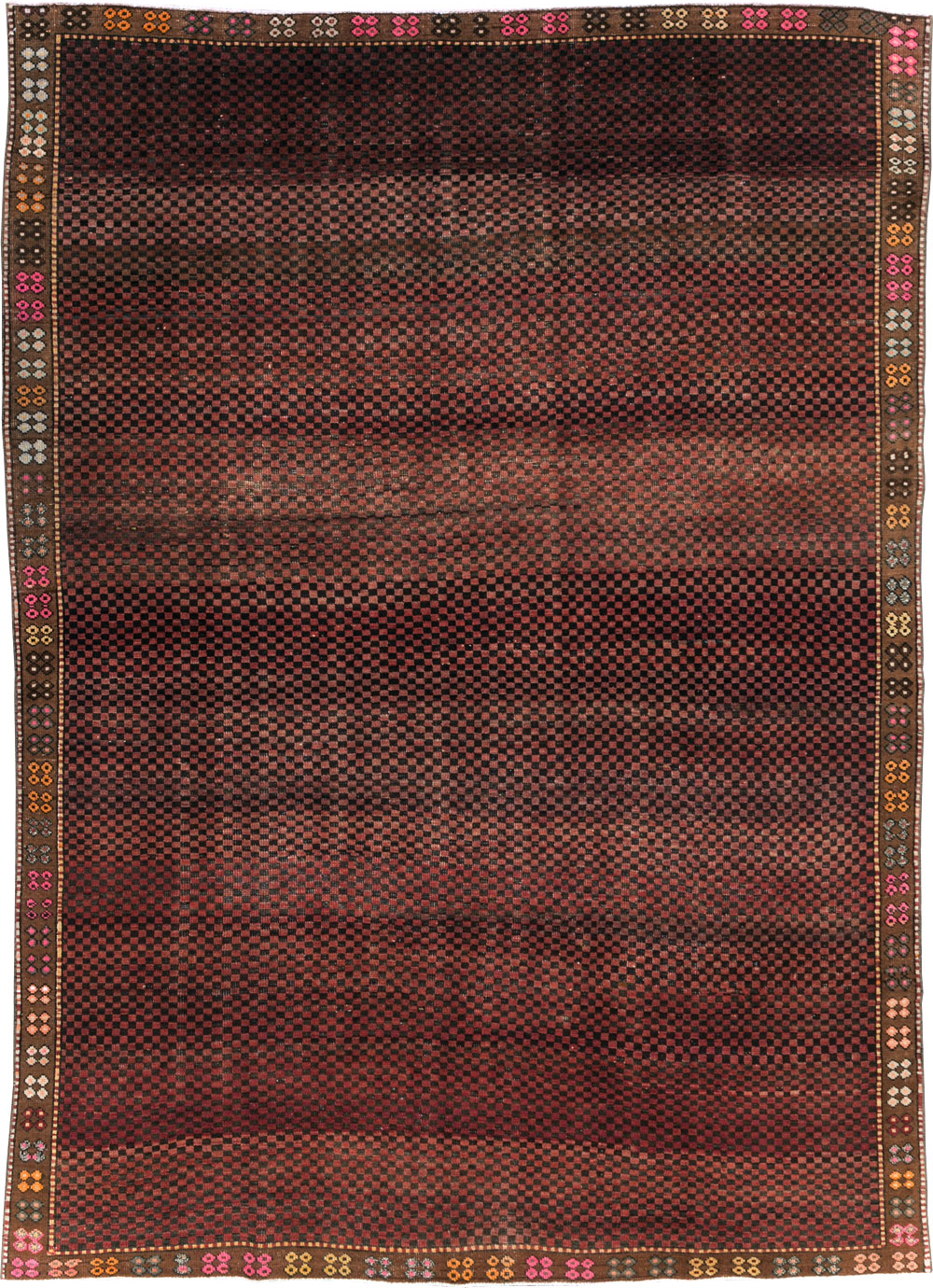 Vintage Turkish Anatolian Small Room Size Carpet, No.30228 - Staging
