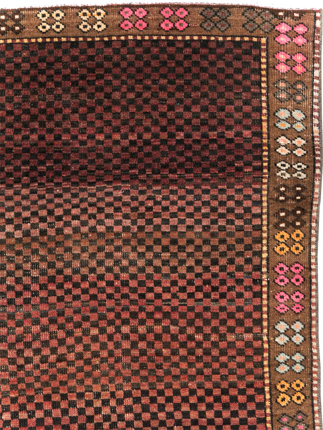 Vintage Turkish Anatolian Small Room Size Carpet, No.30228 - Staging