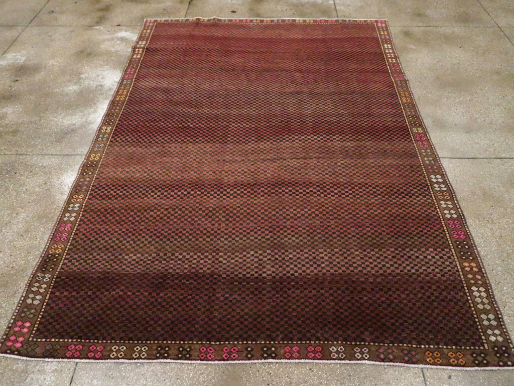 Vintage Turkish Anatolian Small Room Size Carpet, No.30228 - Staging