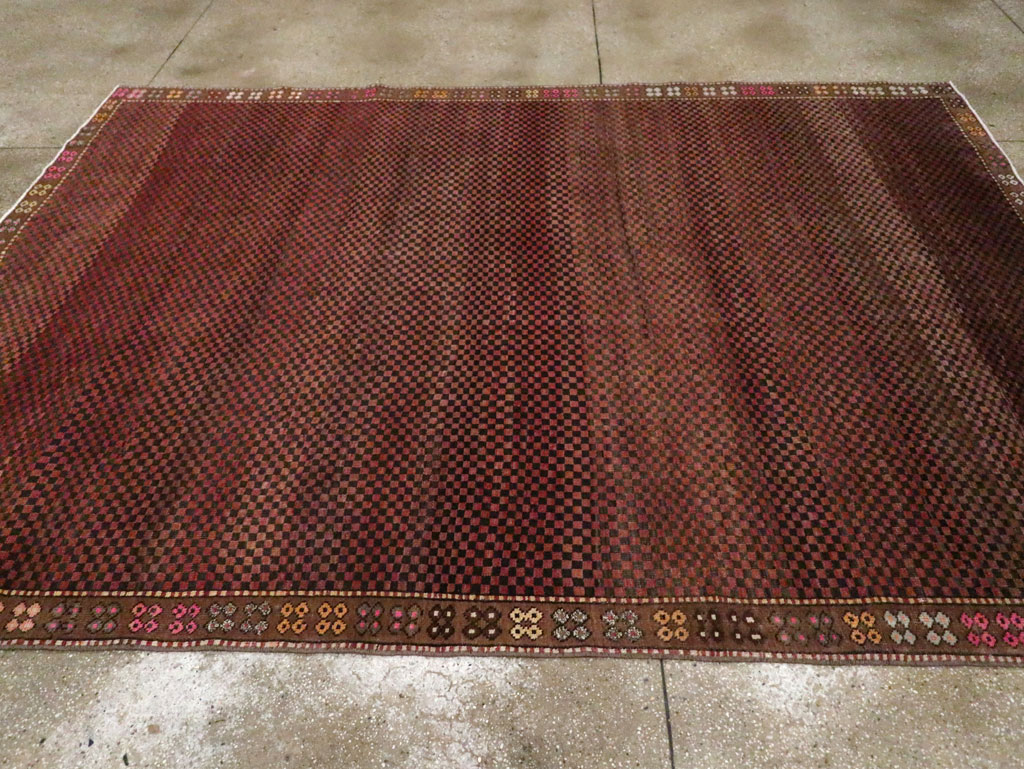 Vintage Turkish Anatolian Small Room Size Carpet, No.30228 - Staging