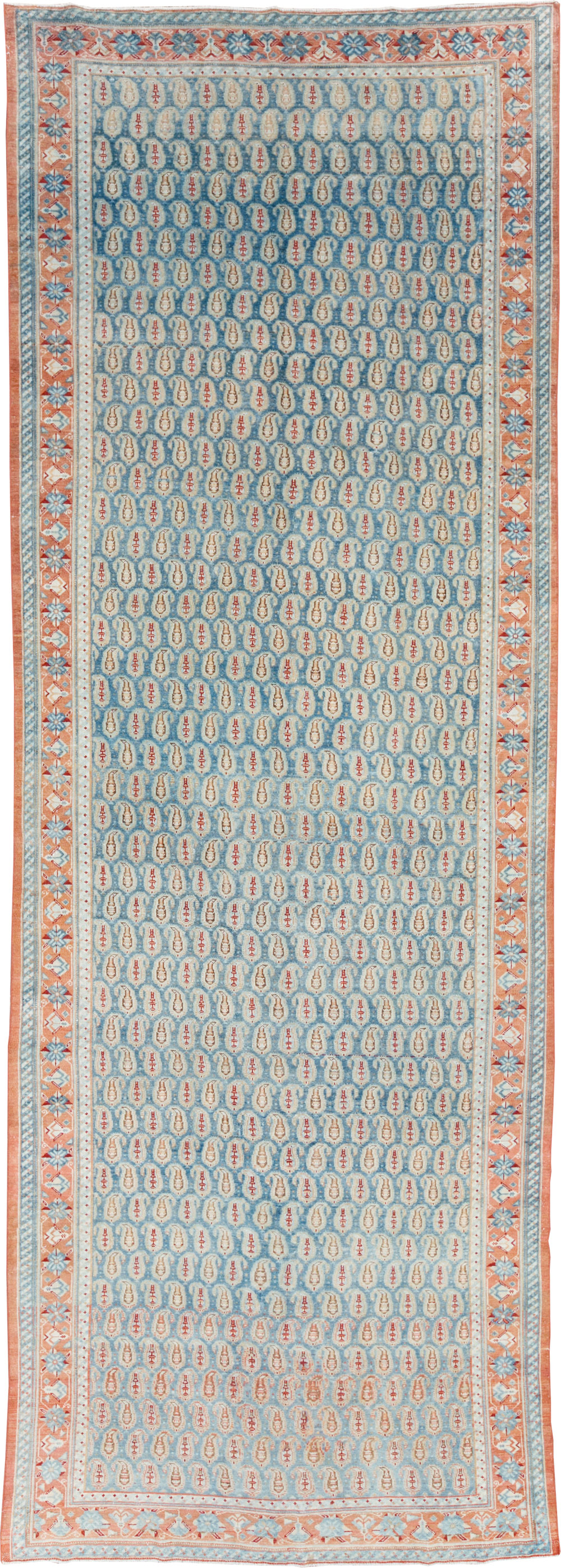 Vintage Persian Malayer Gallery Carpet, No.30233 - Staging