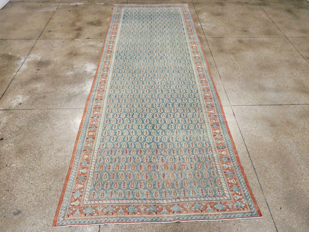 Vintage Persian Malayer Gallery Carpet, No.30233 - Staging