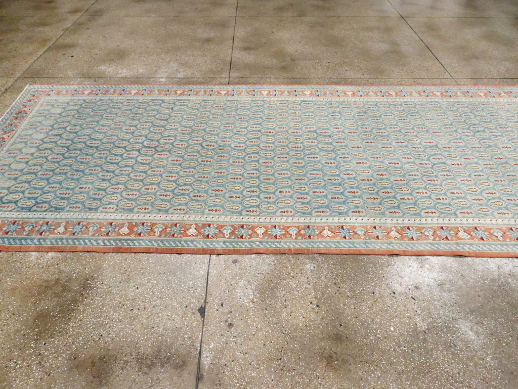 Vintage Persian Malayer Gallery Carpet, No.30233 - Staging