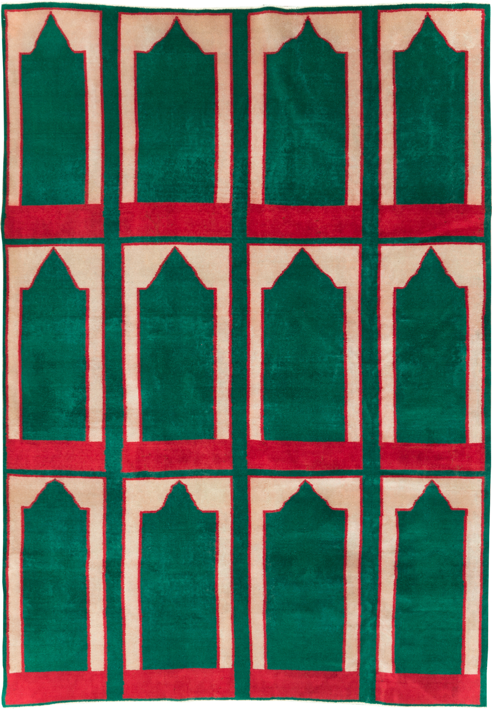 Vintage Turkish Anatolian Small Room Size Carpet, No.30237 - Staging