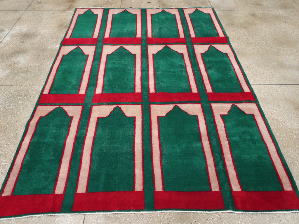 Vintage Turkish Anatolian Small Room Size Carpet, No.30237 - Staging