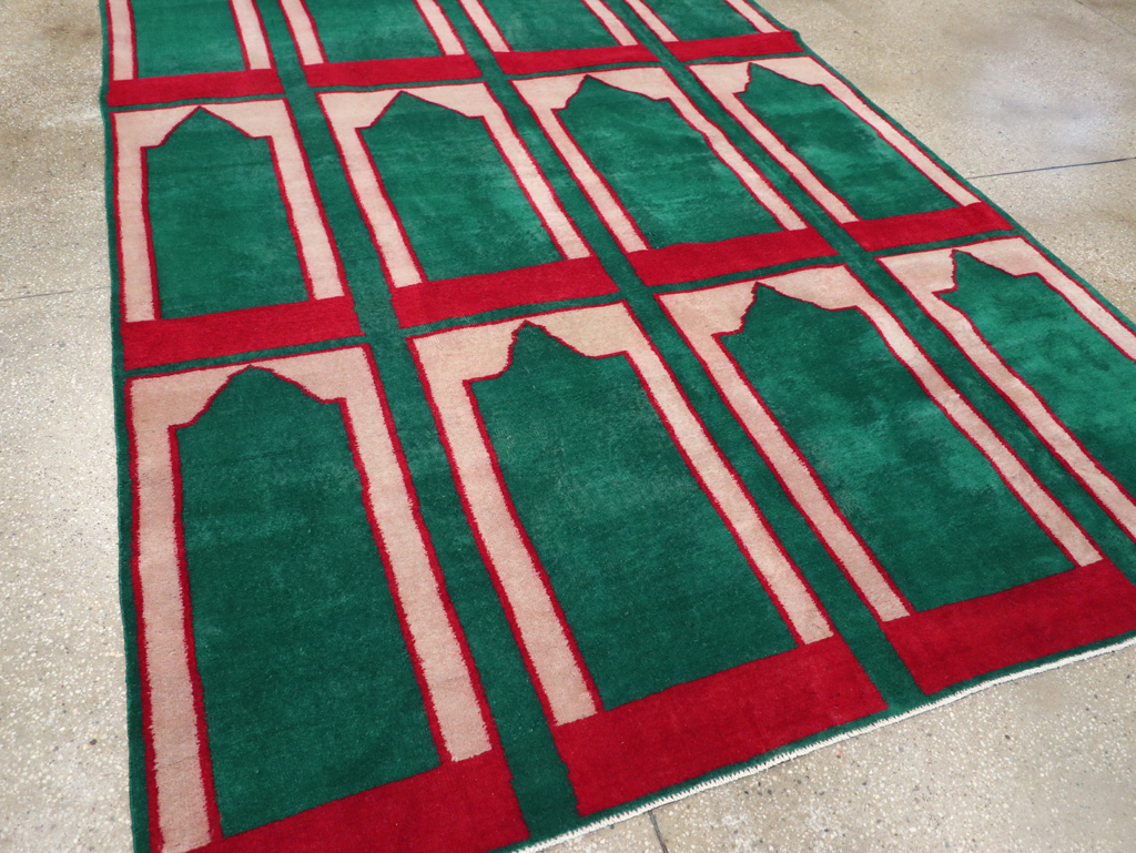 Vintage Turkish Anatolian Small Room Size Carpet, No.30237 - Staging