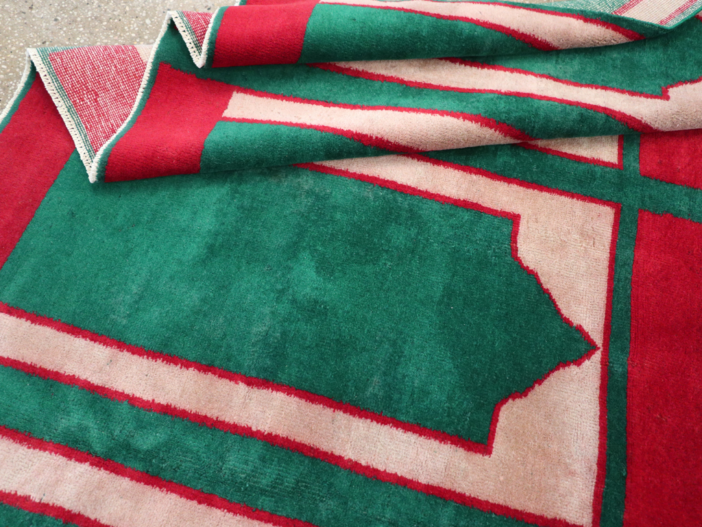 Vintage Turkish Anatolian Small Room Size Carpet, No.30237 - Staging