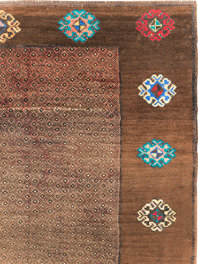 Vintage Turkish Anatolian Gallery Carpet, No.30244 - Staging