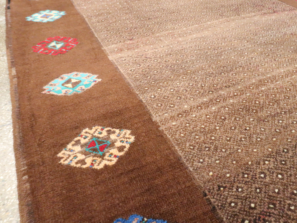 Vintage Turkish Anatolian Gallery Carpet, No.30244 - Staging