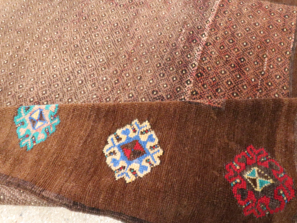 Vintage Turkish Anatolian Gallery Carpet, No.30244 - Staging