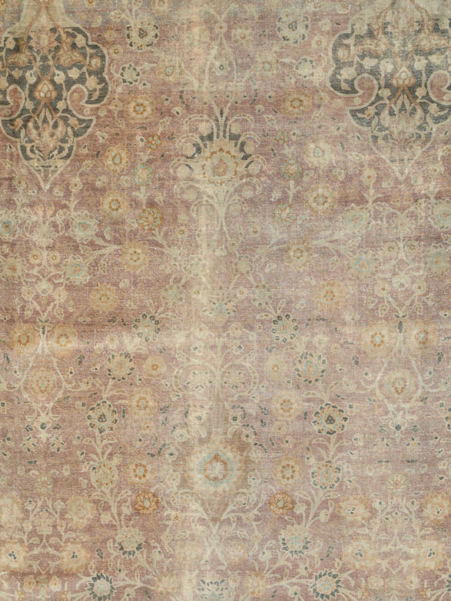 Antique Perisan Tabriz Carpet, No.30247 - Staging